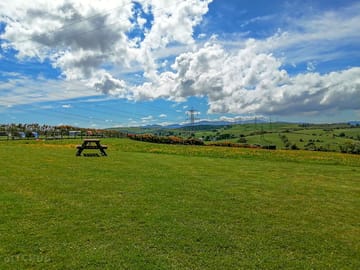 Spacious camping pitches