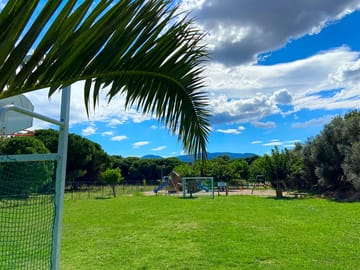 Multisports pitch and play area