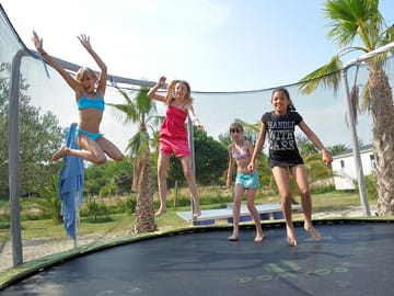 Trampoline available in july and august