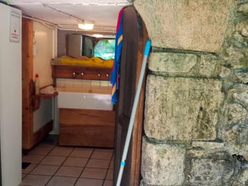 Toilet and shower block