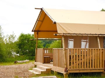 Exterior of the safari tent