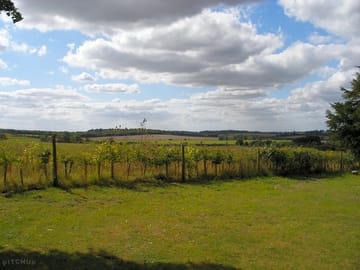 View from the corner of camping field
