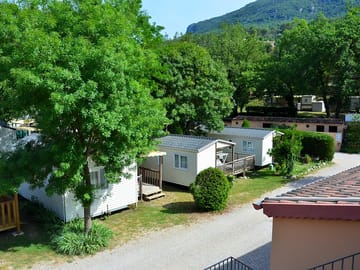 Holiday homes surrounded by trees