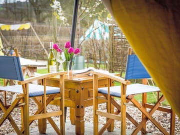 Outdoor seating area