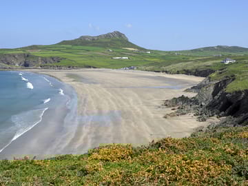 Whitesands beach, 20 minutes' drive away