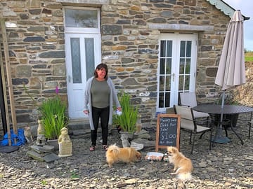 A warm welcome awaits at ffynnonwen wild camping