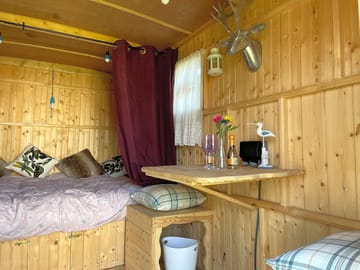 Welcome drink in the hut