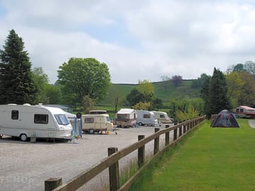Touring caravan pitches