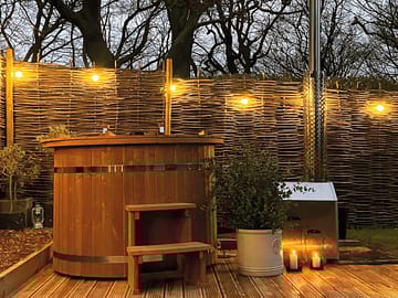 Woodfired hot tub