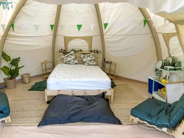 Bell tent interior