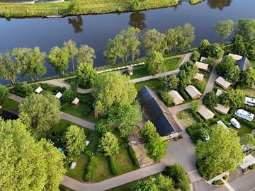 Aerial view of the site
