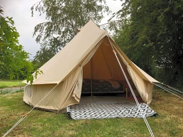 Bell tent exterior