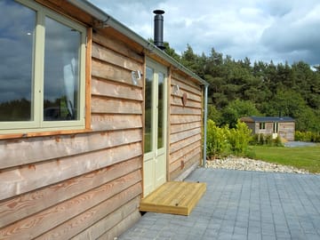 Terrace and landscaped garden