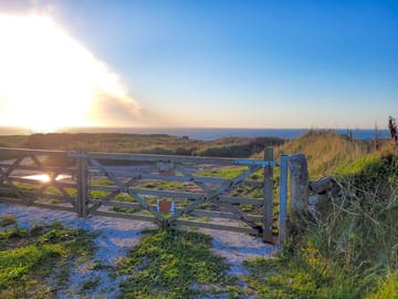 Sea views right outside of the main gate