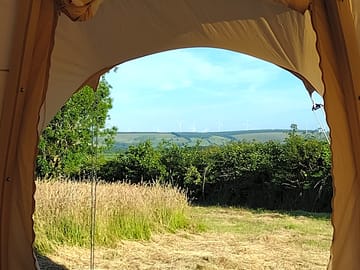 View over the countryside