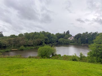 On-site fishing lake