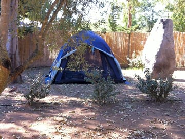 Pitched tents