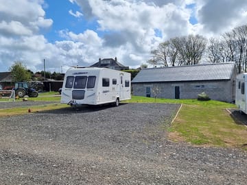 Extra-large pitches situated at the top of the site