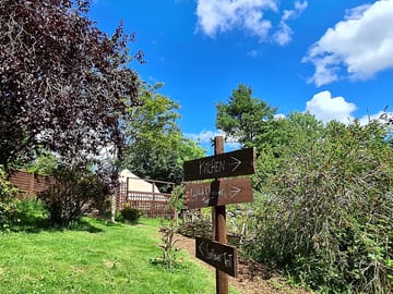 Campsite's cross roads