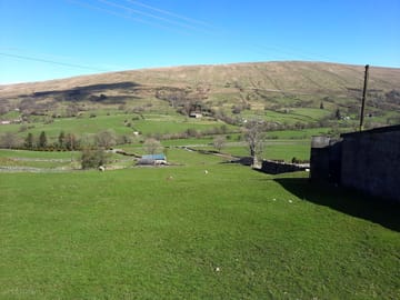 View from the farm to the camping field