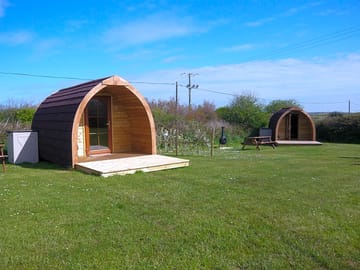 Our lovely Log Pods.