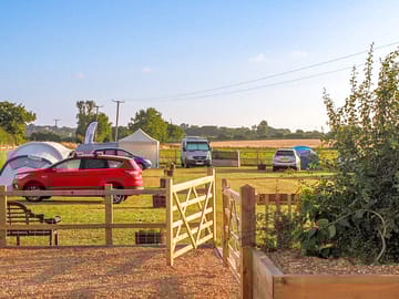 Entrance and pitches