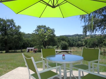 View from the outdoor table