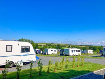 Views from the caravan site