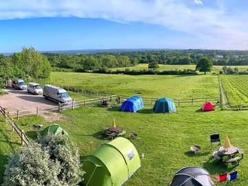 Morleys Farm on a clear sunny day