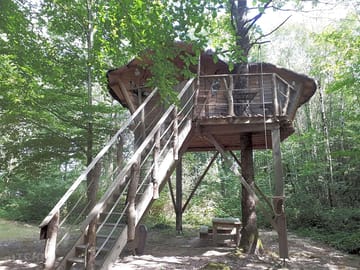 Exterior with seating