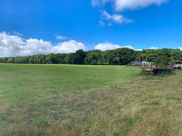 The field from the access point you'll come in off the drive