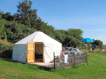 Our simple yurt.