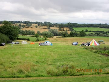 Campers enjoying the scenery