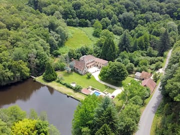 Aerial view of the site