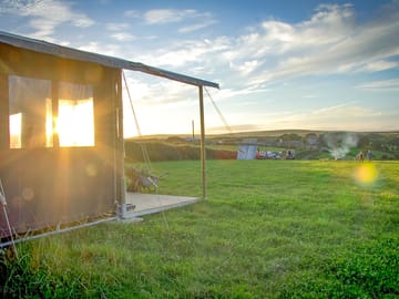View of the sunset