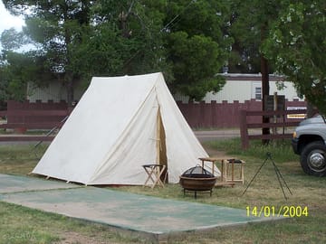 Sites for tents