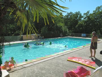 Heated outdoor pool