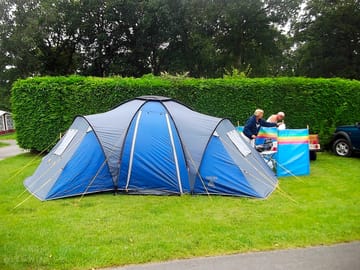 Our tent pitch