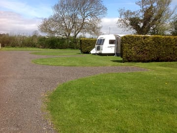 Our well tended caravan bays
