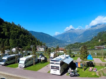 Spectacular views over merano and the mountains