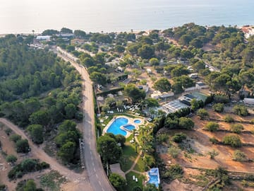 Aerial view of the site