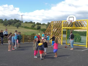 A multisport court is available for children to play in