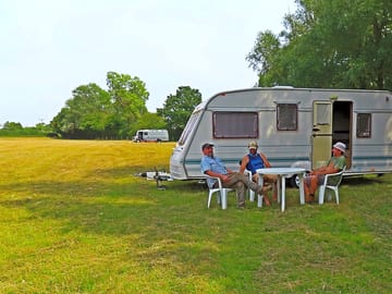 Spacious site and pitches