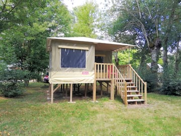 Safari tent exterior