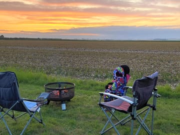 Campfires and sunsets
