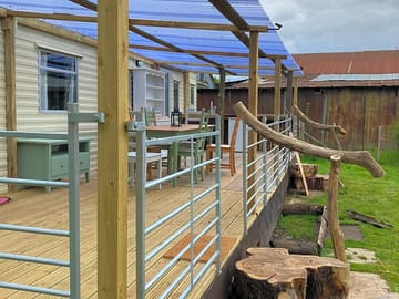 Veranda with seating