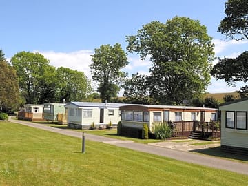 Caravan site view