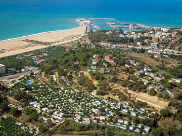 Aerial view of the setting