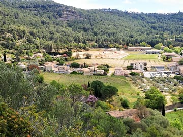 Drone shot of the area