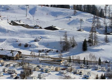 The site in winter
